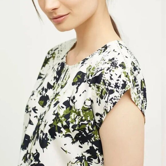 Ranna Gill Aida Embroidered Green/White Floral Jumpsuit, NWT SZ L - Picture 5 of 12